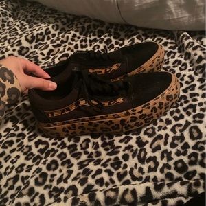 Vans Leopard Platform